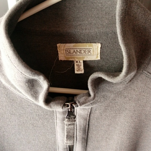 Mens long sleeve zip up sweater - Picture 2 of 3